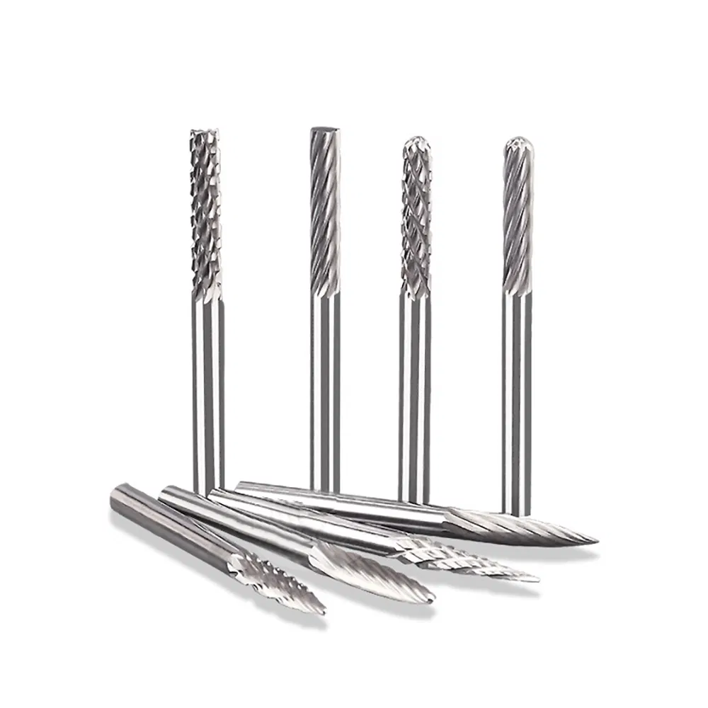 20PCS Carbide Rotary Burr Set with 3mm Shank Industrial Grade