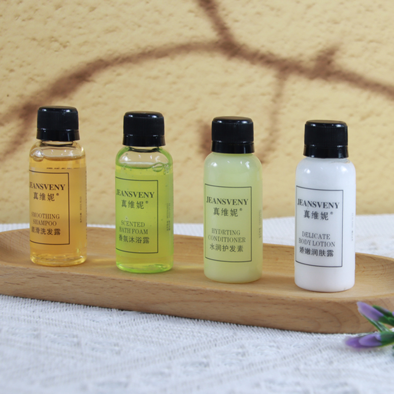 Factory 30ml Bottle Travel Shower Gel Hotel Toiletries Set OEM Hair Shampoo