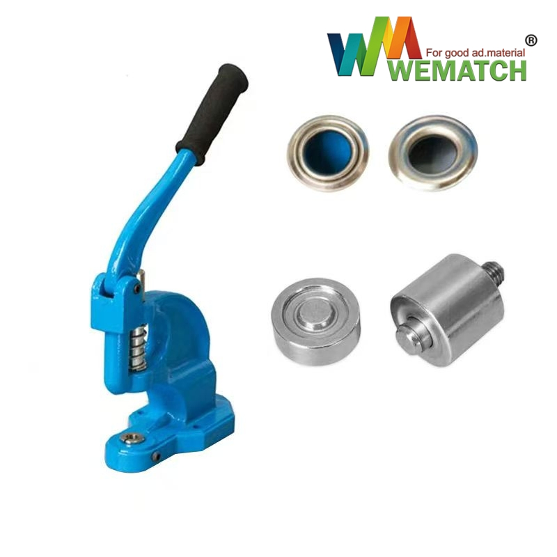Manual Eyelet Machine Portable High Quality Hand Press Single Hole Eyelet Punching Machine 10mm 12mm Fastener Clamping Mold