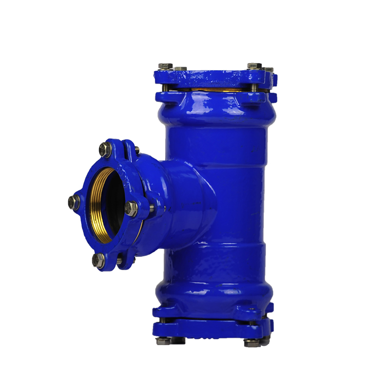 Pipeline Product Factory ISO2531/En545/En598 Fbe Coated Dci Ductile Iron Pipe Fitting for PE Pipe