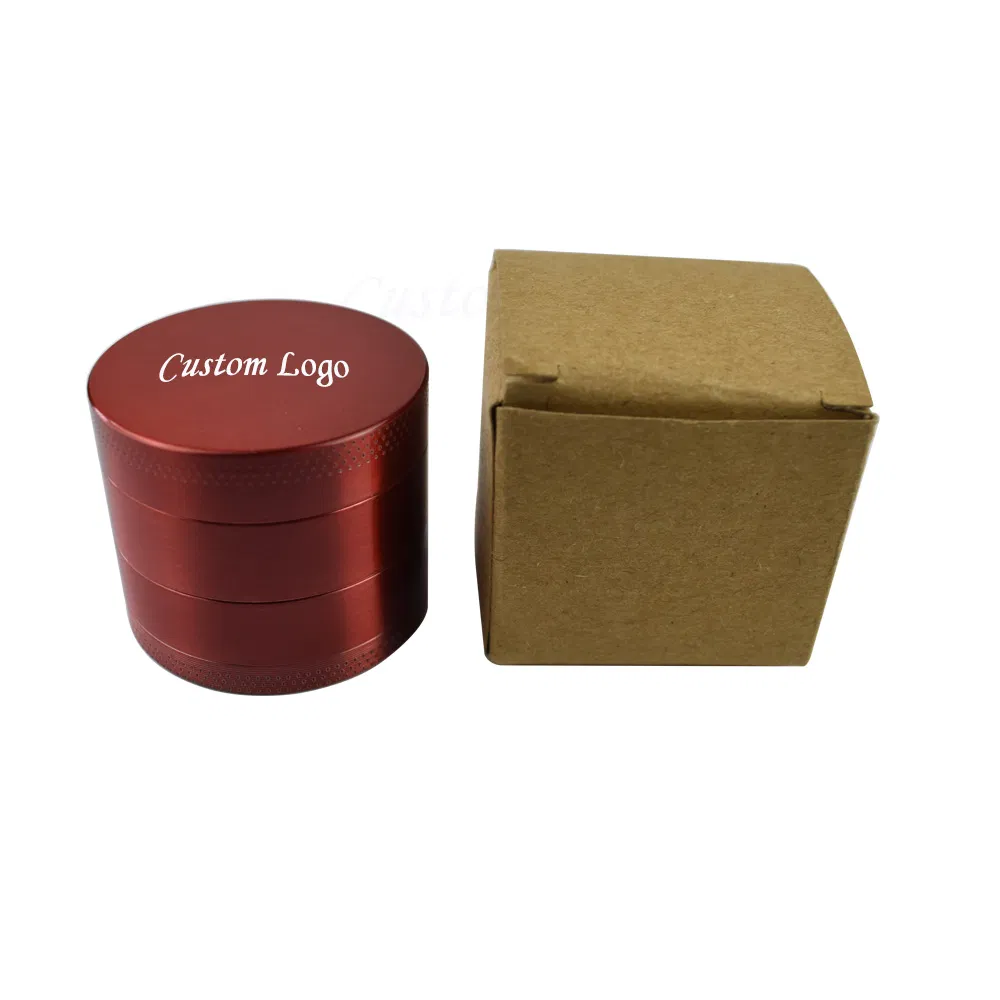 High Quality Metal Cool Spice New Design 4 Piece Aluminum Tobacco Crusher Herb Grinder Smoking Accessory