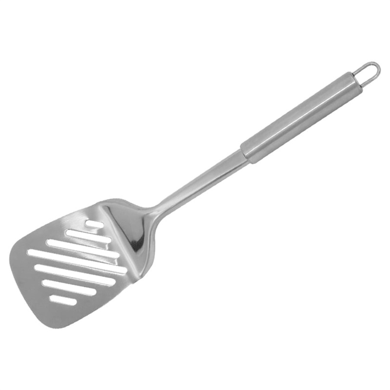 Wholesale Stainless Steel Kitchen Slotted Scoop with Hook