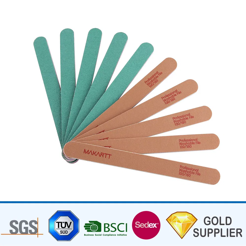 Wholesale Personalized Custom Logo EVA Buffer Block Metal Crystal Glass Nail Art Tool Set Cosmetic Nail Care Clipper Buffer File Disposable Nail File