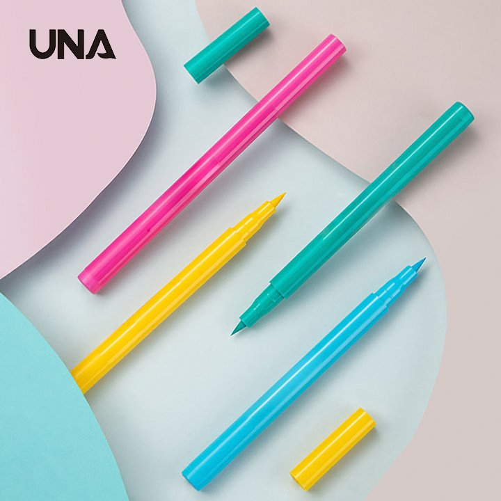 Waterproof 12 Color Liquid Eyeliner Pencil DIY Paintings Eyeliner Easy to Wear Colorful White Yellow Blue Eye Liner Pen Makeup