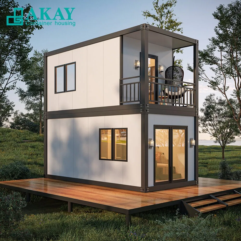 Luxury 2 Bedroom Casa Modular Homes Flat Pack Living Portable Prefabricated House Prefab House Container House