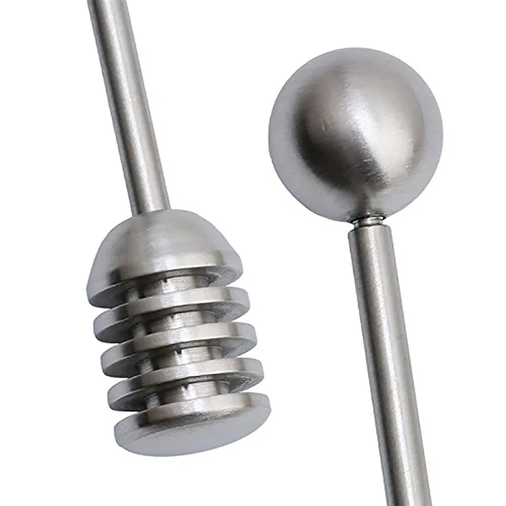 Stainless Steel Honey Spoon Wand Stirrer Server for Honey Pot Wbb12298
