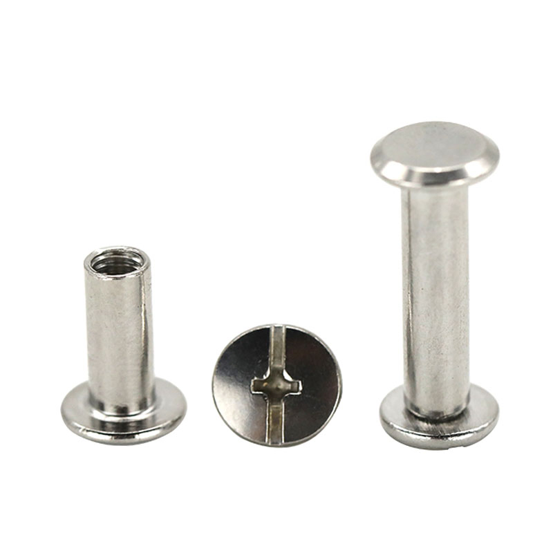 Customizable Stainless Steel Male and Female Truss Head Chicago Screws