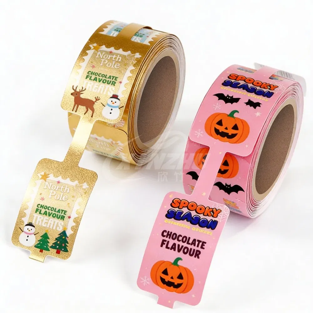 Waterproof Custom Printed Large Rolls of Raw Materials for Making Gift Tags