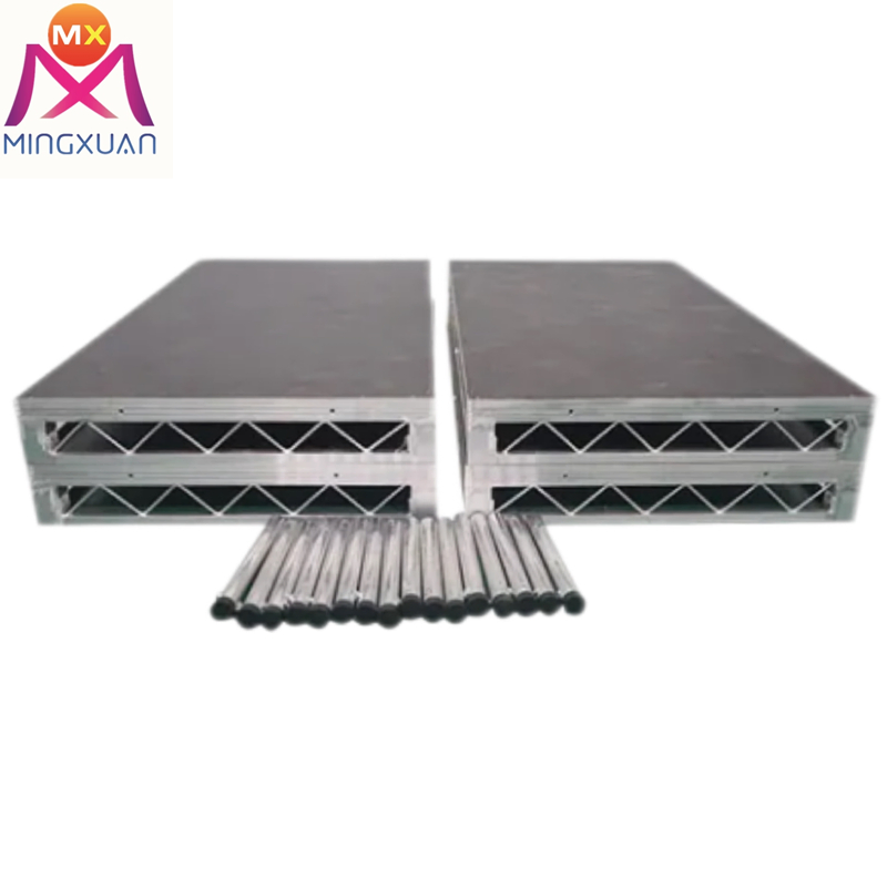 Aluminum Stage Portable Stage Platform Easy Install Outdoor Sports Entertainment Concerts