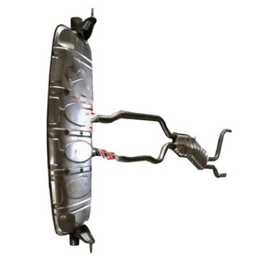 Глушитель выхлопа для Audi Q7 4.2 из нержавеющей стали