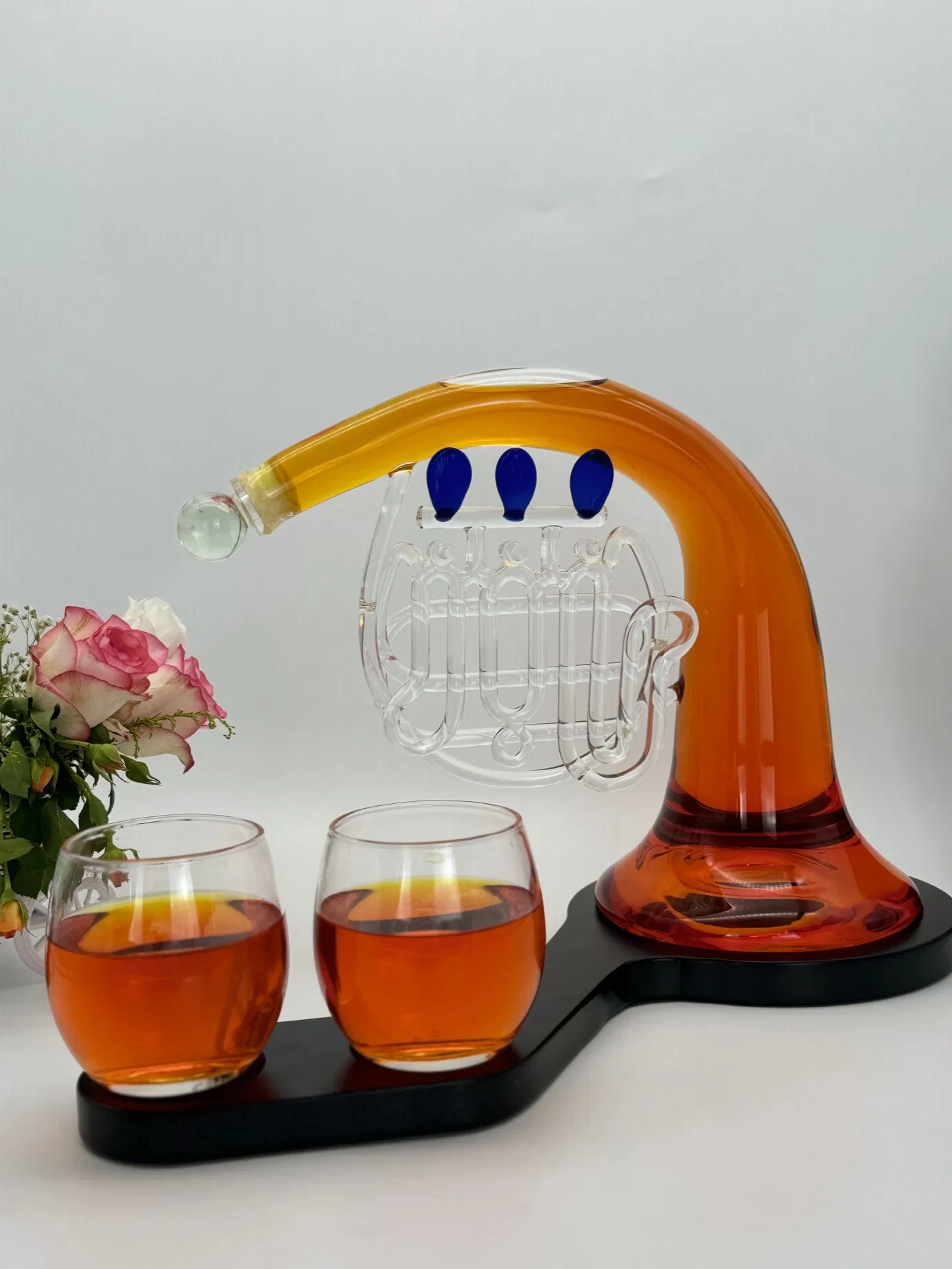 Clear Glass Decanter Set for Wine and Whisky - Newauto