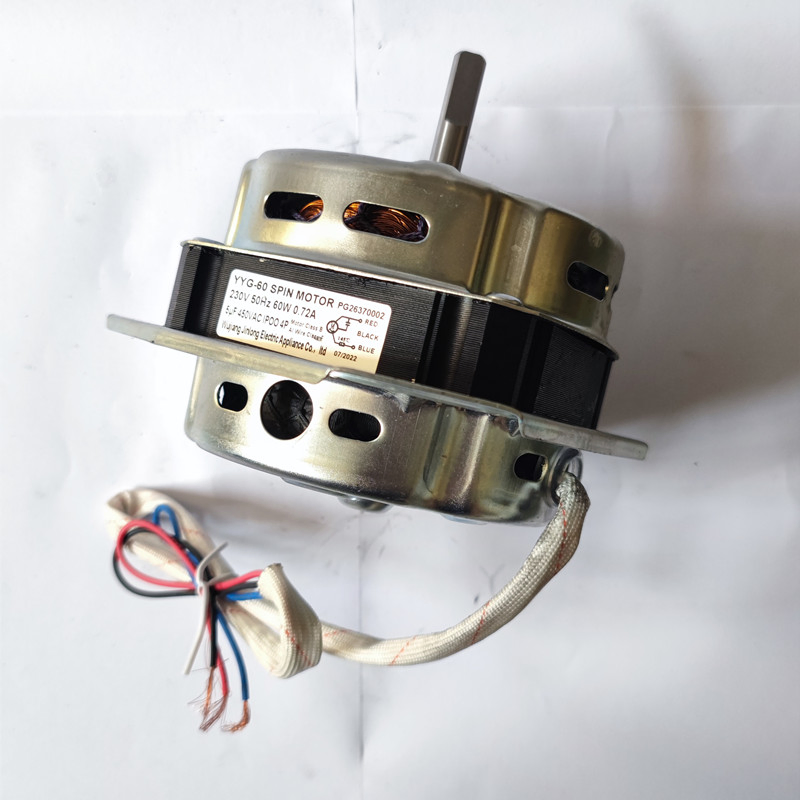 Home Dryer Single Phase AC Washing Machine 60W Spin Motor