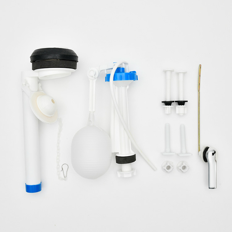 Sanipro Bathroom Tank Fittings Water-Saving Toilet Water Inlet Valve ABS Dual Flush Valve for Wc Toilet