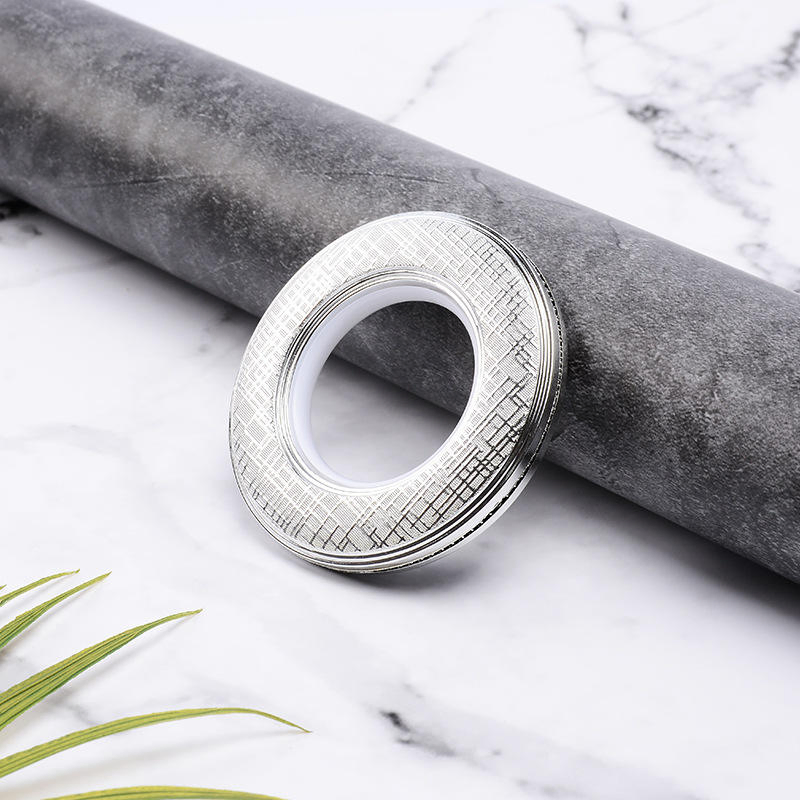 Curtain Grommet 40pack Nanoscale Low Noise Curtain Eyelets Roman Rings for Window Curtain Rod