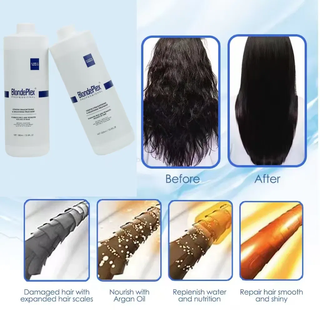 Private Label Straightening Hair Salon Use Hair Keratin Treatment 1000ml