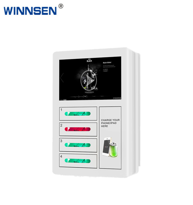 Зарядный шкаф для телефонов с сенсорным экраном и электронным замком