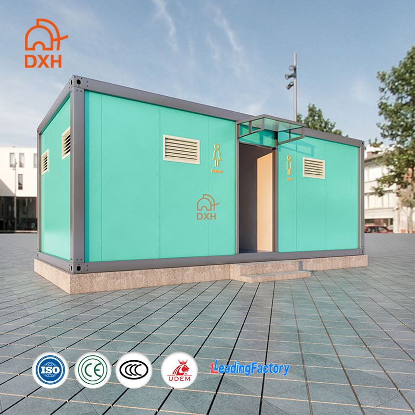 Customized Buildings Commercial Outdoor Prefabricated Custom Construction Public Parks Resorts Events Camp Bathroom Washroom Restroom Container Toilet