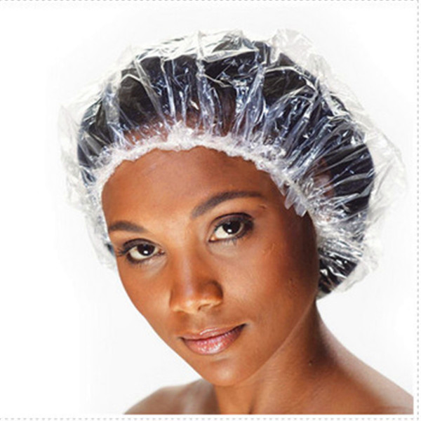 Disposable Poly PE Shower Cap for Hotel Bathroom Use