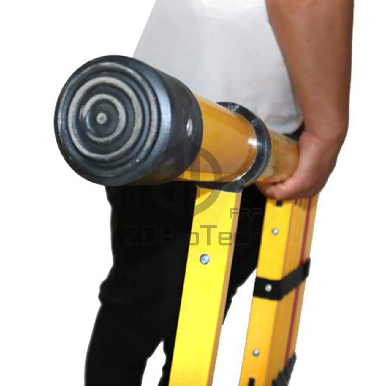 2026 Annual Best Sale Fiberglass Telescopic Ladder FRP/ GRP Insulation Ladder