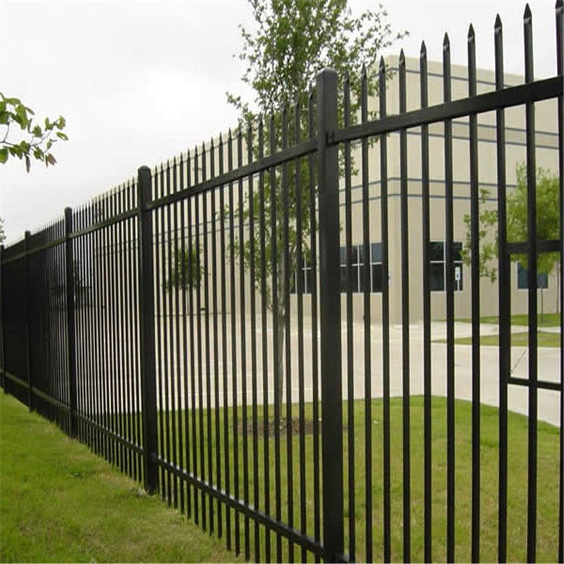 Customized Powder Coated Fence Post Galvanized Stainless Steel Security Fence