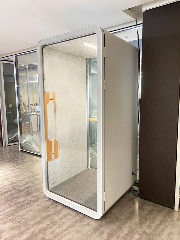 Soundproof Cabin: Premium Office Booth with Aluminum and Glass Elements