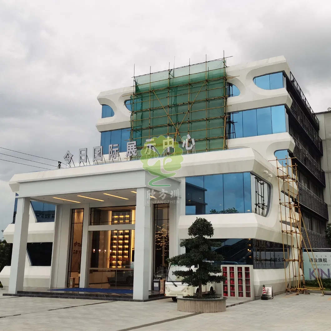 Customized Fiberglass Outdoor Large-Scale Landscape Engineering Column Decoration Wall Shell Sculpture Manufacturer