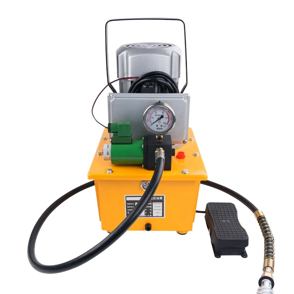 Hhb-700A Electric Oil Pump Factory 700 Bar High Pressure Hydraulic Pump Post Tension Oil Pump Tool