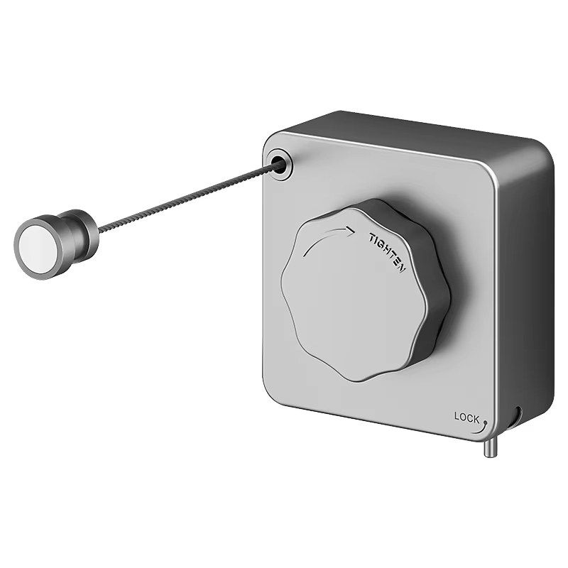 Multifunction Retractable Stainless Steel Clothesline Invisible Design Wall Mounted Indoor Clothesline