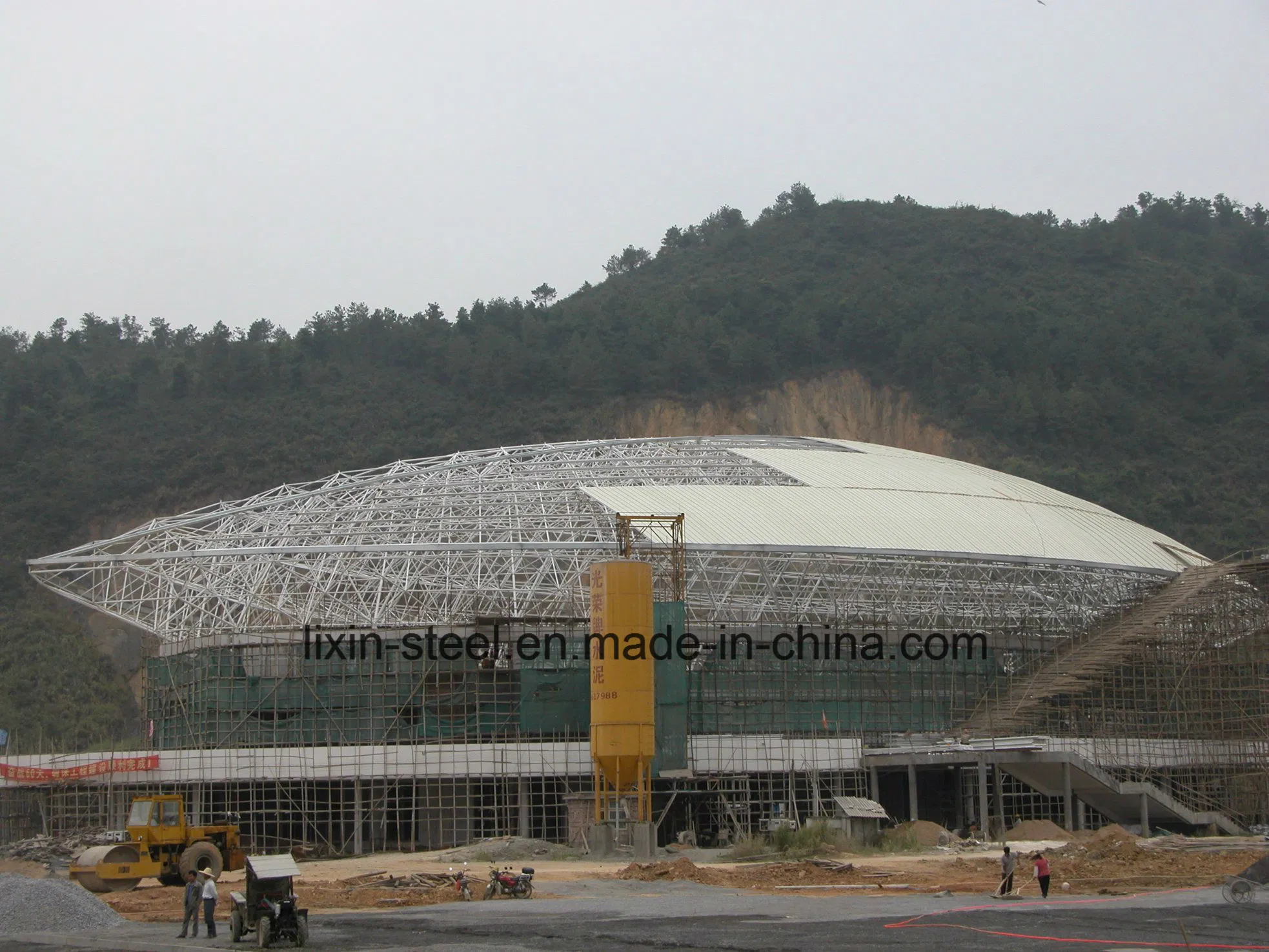 Prefabricated Steel Frame Space Roof Truss Structure for Metal Building
