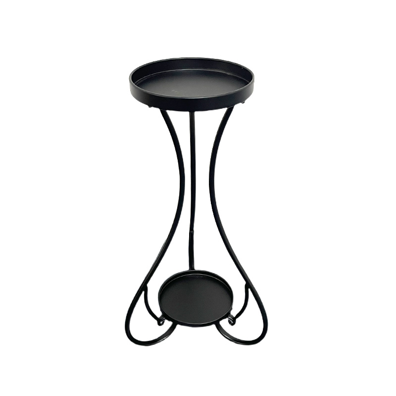 2 Tier Corner Flower Stand Potted Holder Rack Tiered Plant Shelf Plant Stand Indoor for Living Room