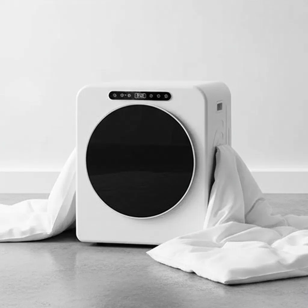 Electric Clothes Dryer Machine with Customizable Stainless Steel Features