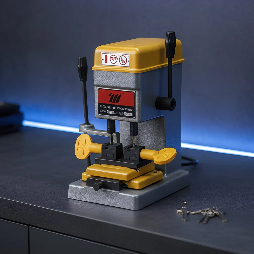 Professional Vertical Key Cutting Machine for Steel Copper Aluminum