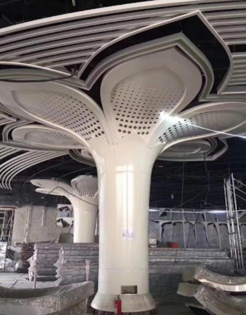 Low Price Aluminium Cylindrical Decoration Used in Curtain Wall Profile