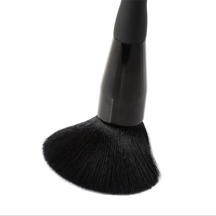 9 PCS Black Makeup Brush Manufacturers Wholesale Makeup Brush Sets Custom Vegan Soft Fiber Hair Makeup Brush Set