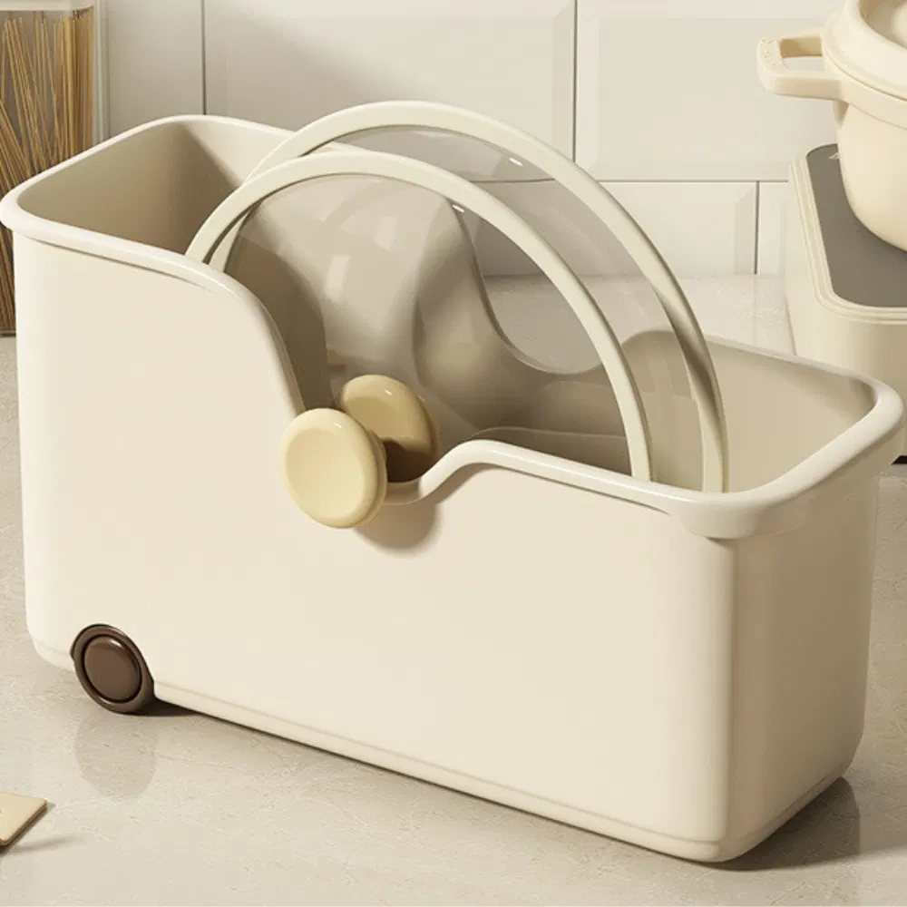 Пластиковый контейнер для хранения с колесиками