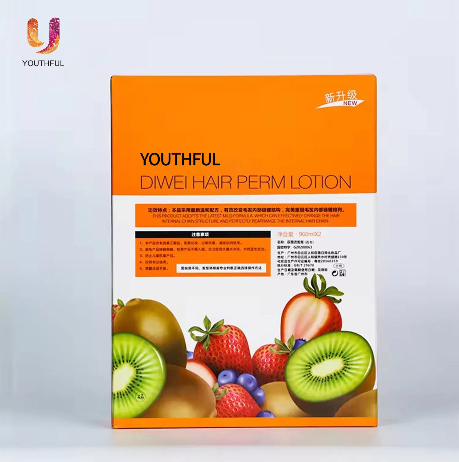 Wholesale Hair Care Moisturizing Fruity Straight Hair Curling Perm Cream