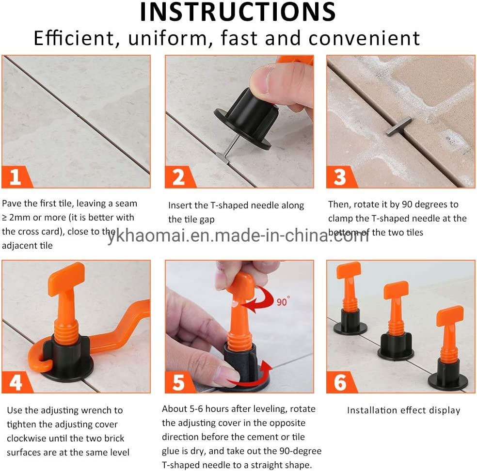 Tile Leveler Replaceable Needle Tile Leveling Artifact Wall Tile Floor Tile Mason Tool Clip