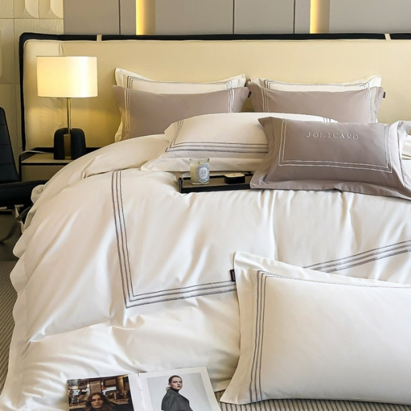 Home Textile Cotton Fabric Nantong Making Hotel Linen Duvet Cover Bedding Items