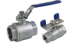 Stainless Steel 316/304 2PC Ball Valve with Locking Device