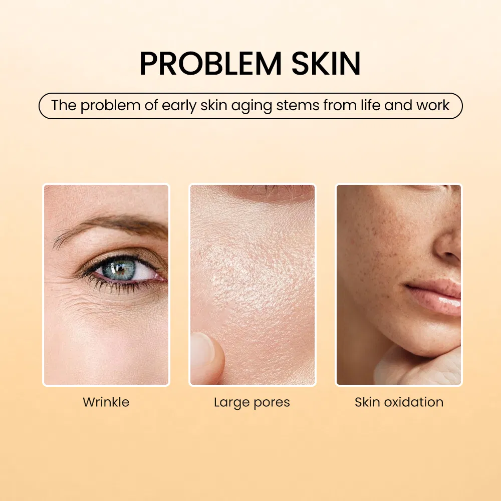 Green Tea Whitening Facial Vitamin C Brightening Serum with Hyaluronic Acid Serum for Face