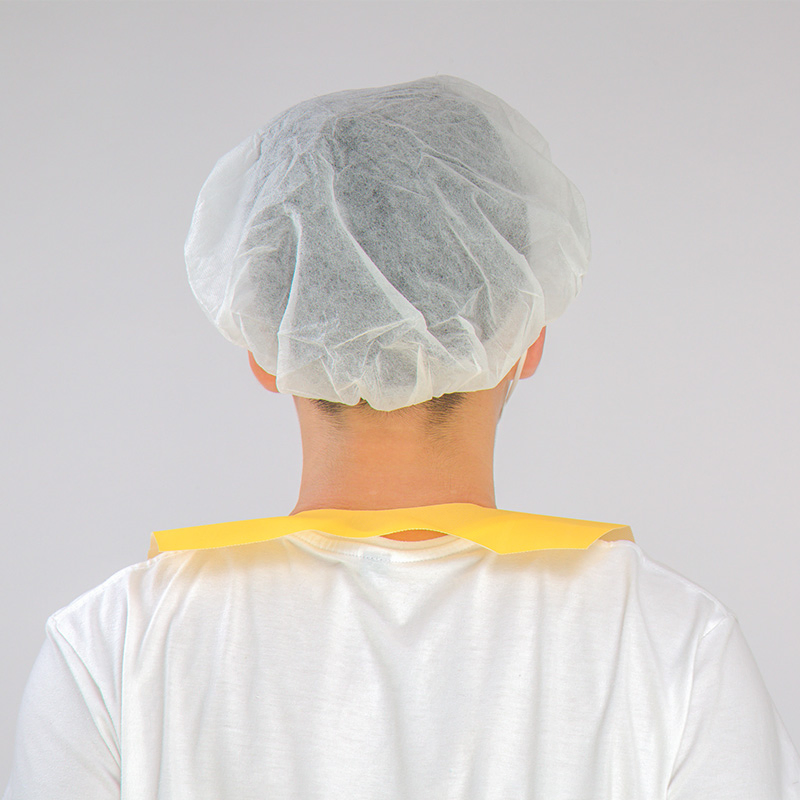 Disposable PP Non Woven Strip Clip Cap Bouffant Head Cover Hair Net