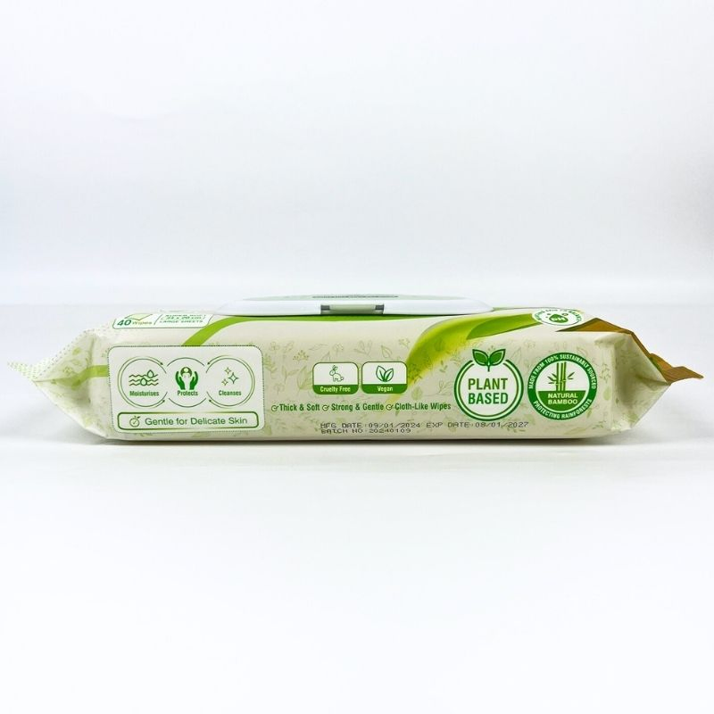 Adult Hygiene Wipes Soft and Gently No Stimulation High Absorption Bamboo Wipes