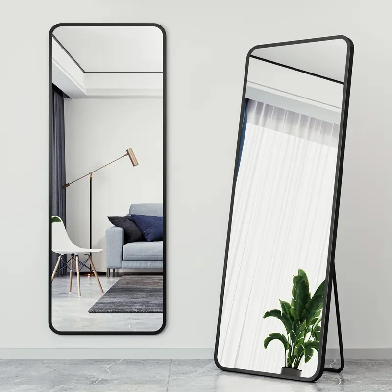 Full Body Mirror Rounded Rectangular Framed Mirror Room Fitting Mirror Can Be Hung Note Choose Frame Colour Broken Compensation