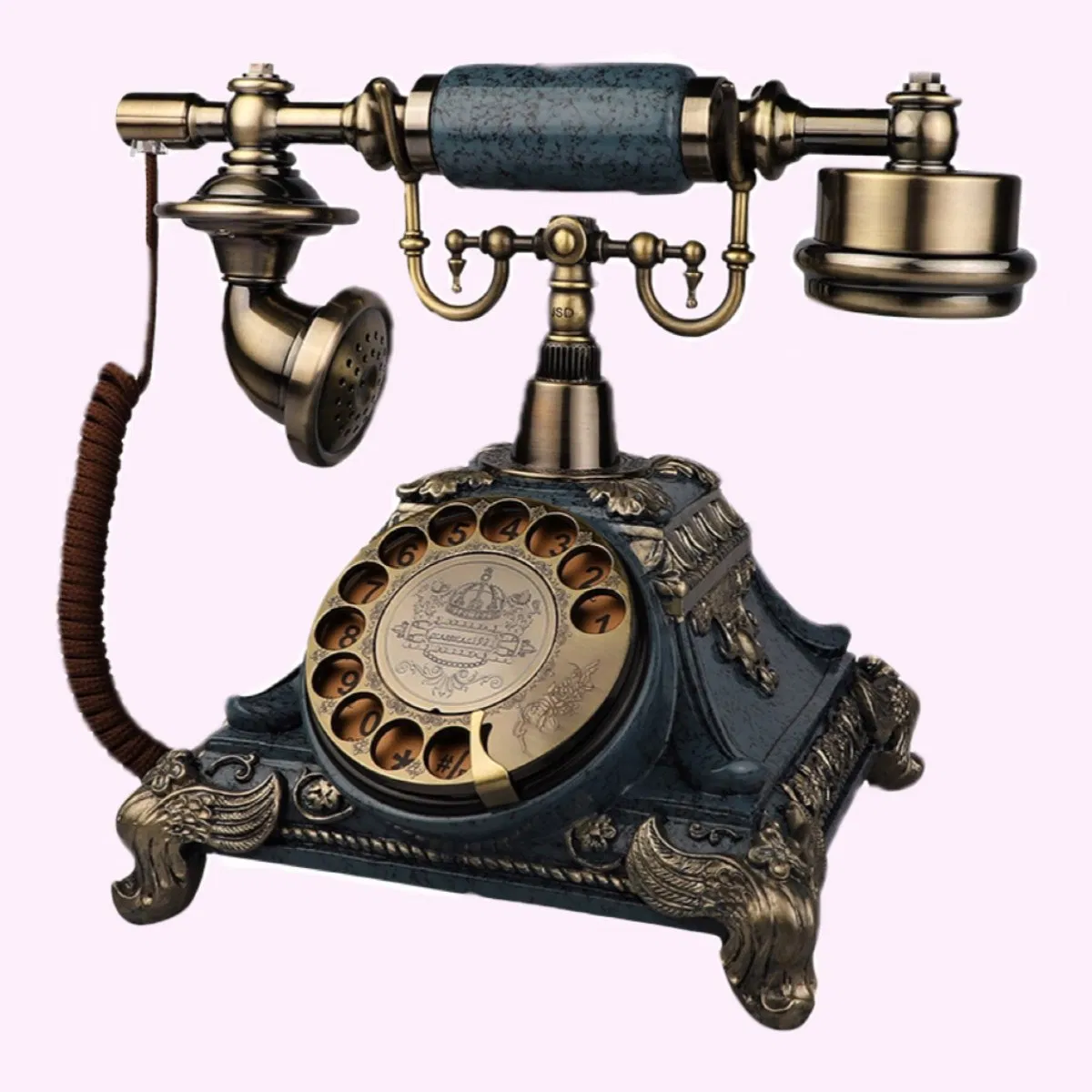 Retro Decor Old Fashion Corded Guestbook Vintage Antique Classical Telephones