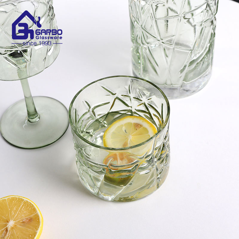 1170ml New High-End Handmade Elegant Spray Color Glass Decanter Water Jug