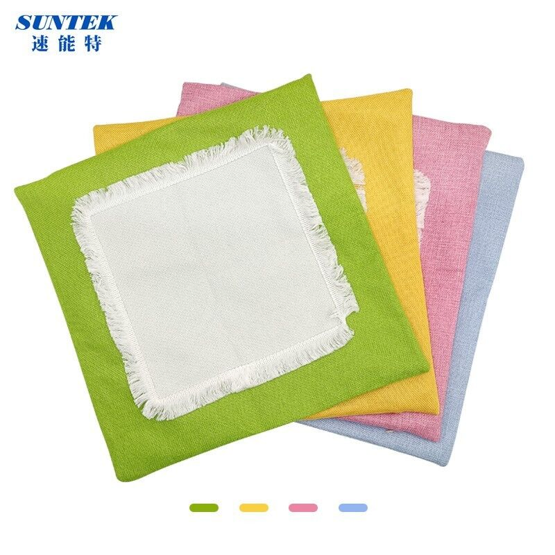 Custom Nordic 41cm Square Cotton and Linen Colorful Back Cushion Sofa Pillow Cover Pillowcase for Home Living Room Decorative