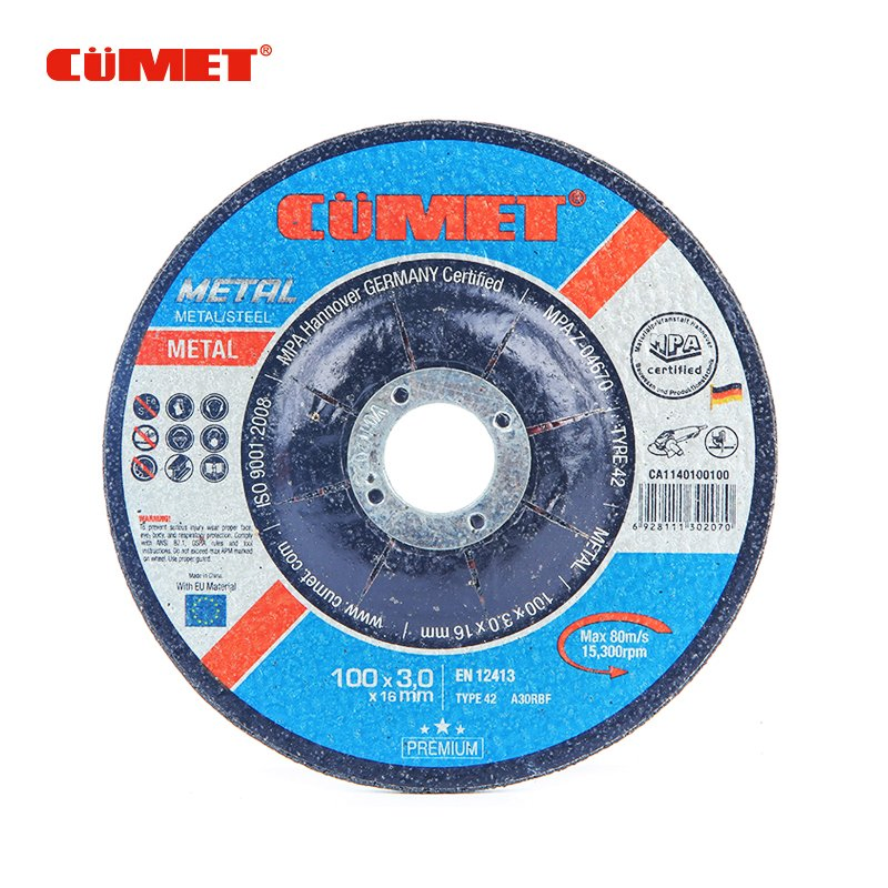 Cheap Price T27A-115X6X22.2mm Unfolded Cumet Zhejiang Jinhua Abrasive Wheel