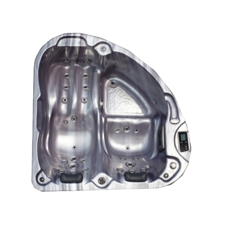 Акриловая угловая СПА ванна для двоих