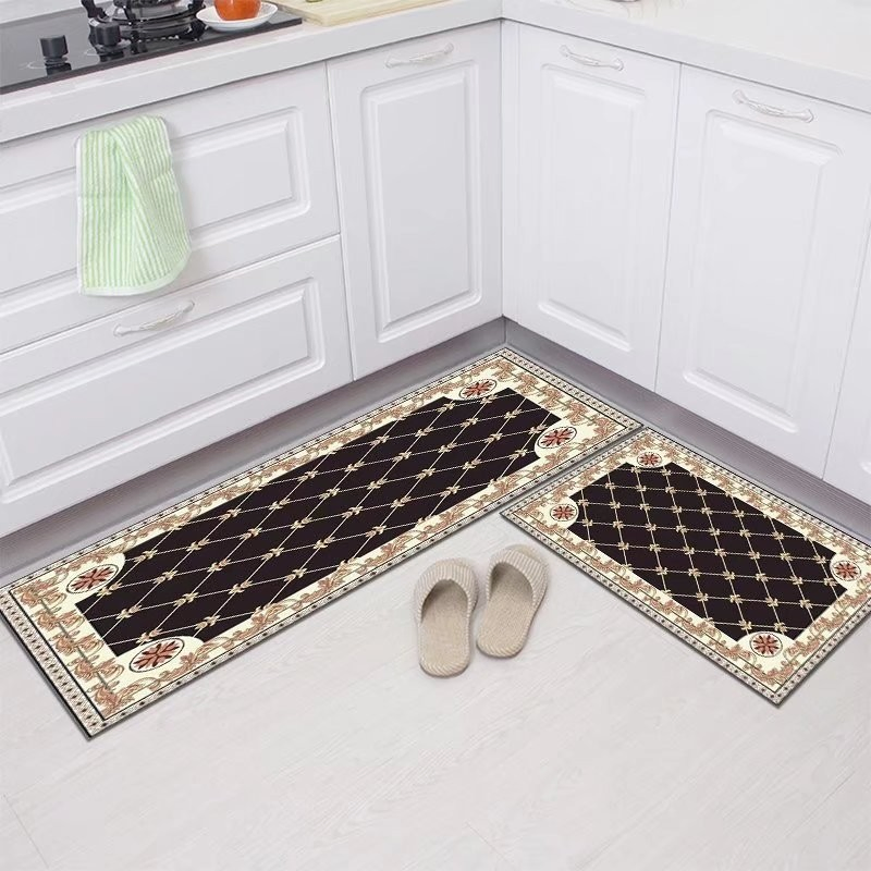 Customizable Non-Slip Waterproof Polyester Foot Mat for Household