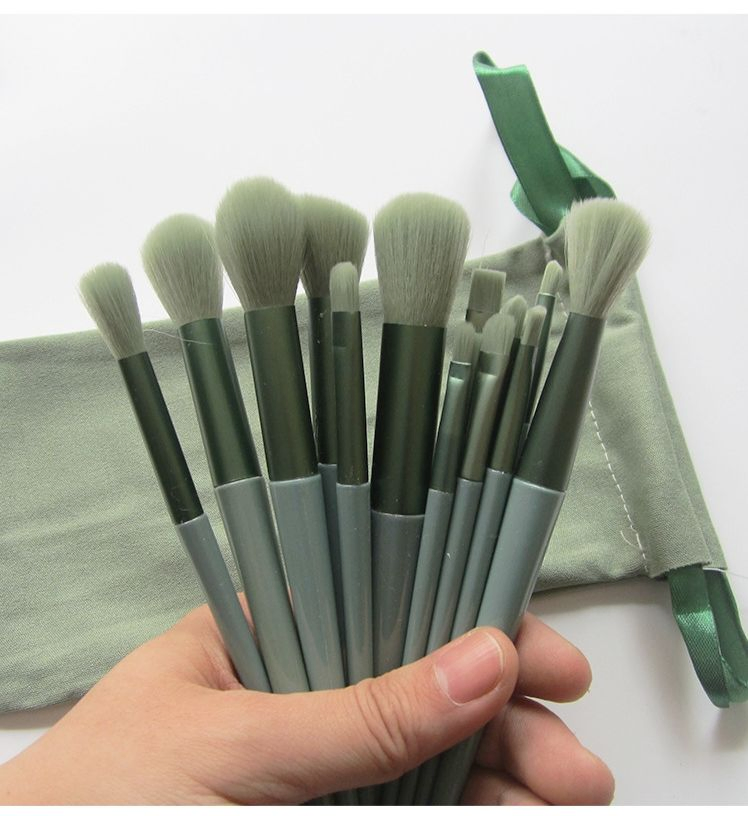 13PCS Concealer Lip Liner Brow Blush Face Multiuse Professional Makeup Brush Set